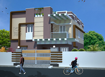 Best Exterior Design in Nanganallur